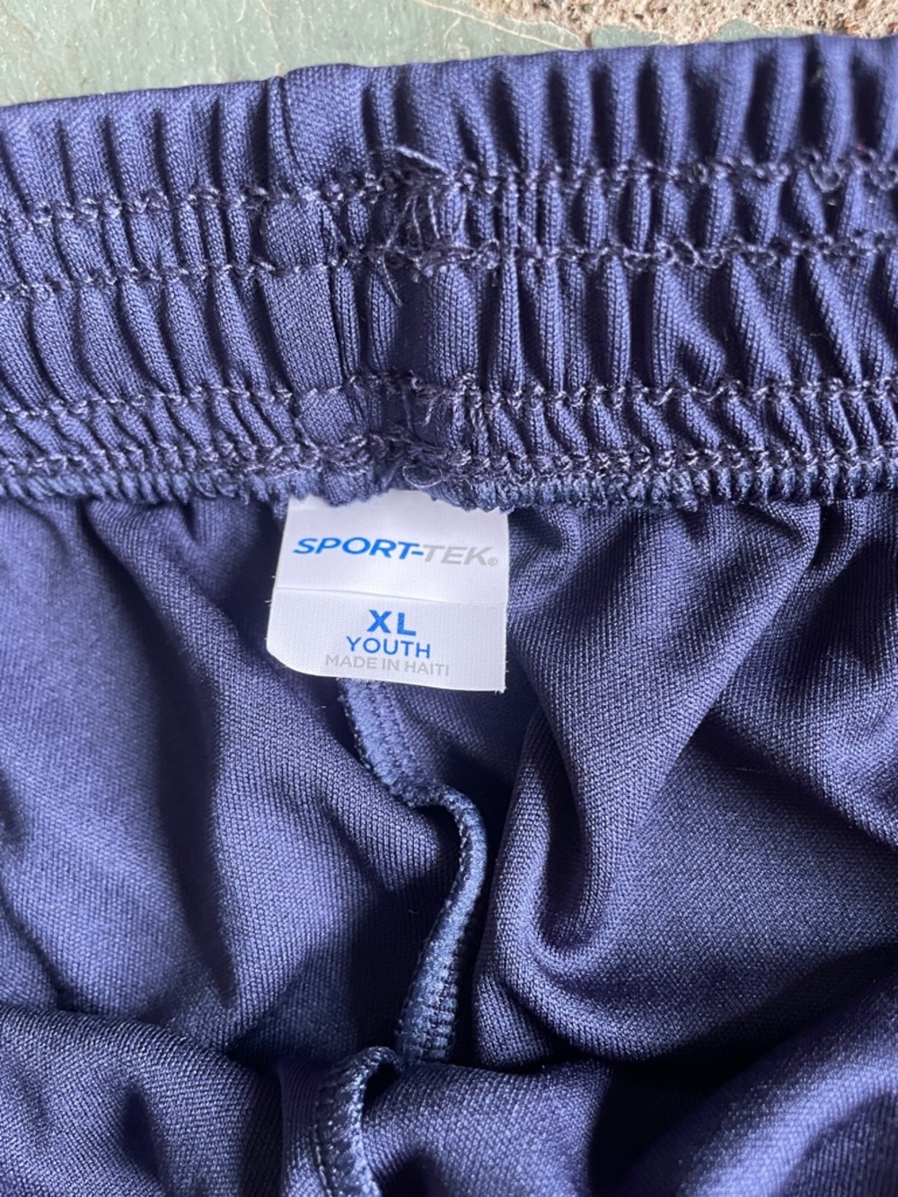 NWOT Sport-Tek Youth XL Navy Athletic Training Shorts - Picture 2 of 5